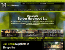 Tablet Screenshot of borderhardwood.com